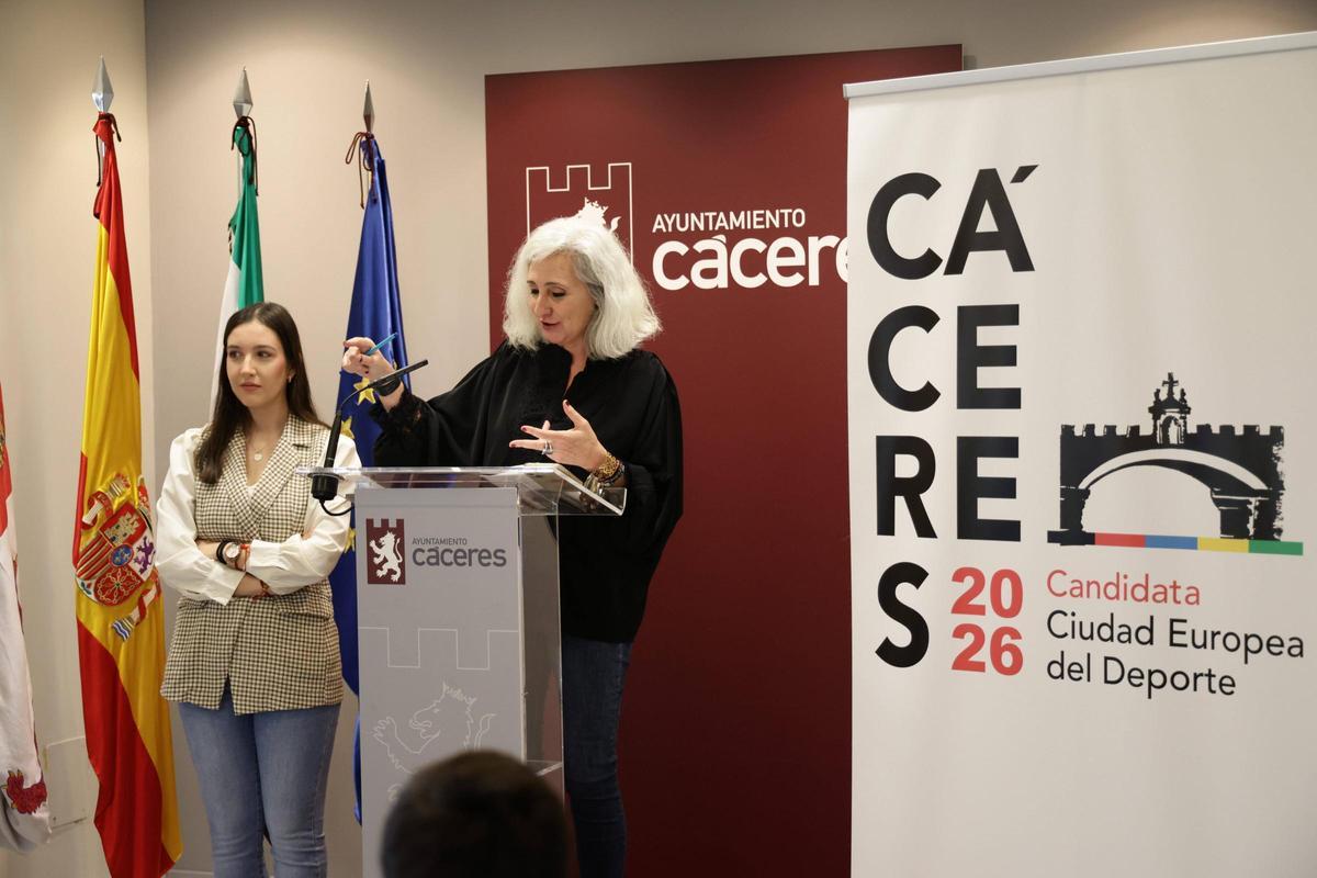 Presentación de la candidatura de Cáceres a la Capitalidad Europea del Deporte del 2026