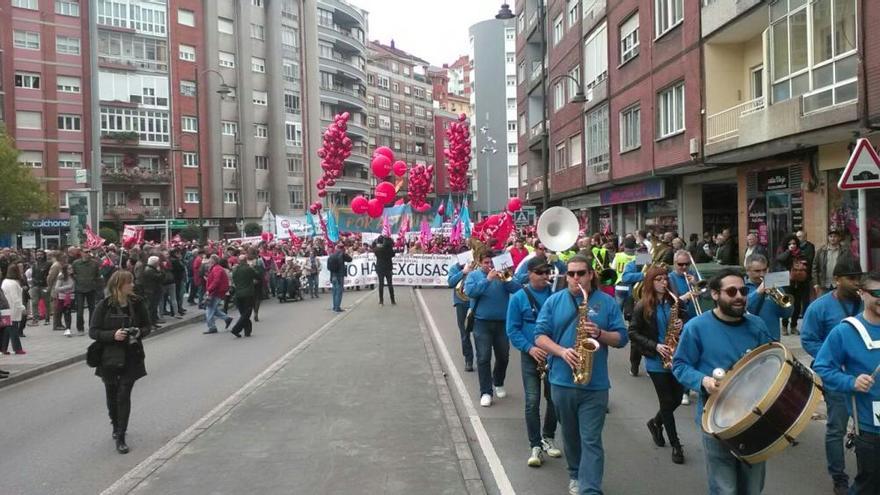 Manifestación del 1 de Mayo en Avilés