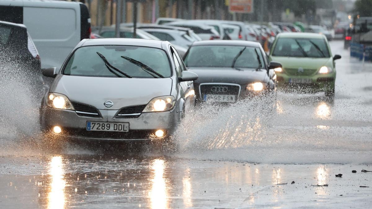 Imagen de archivo de una jornada de lluvias en Castellón.