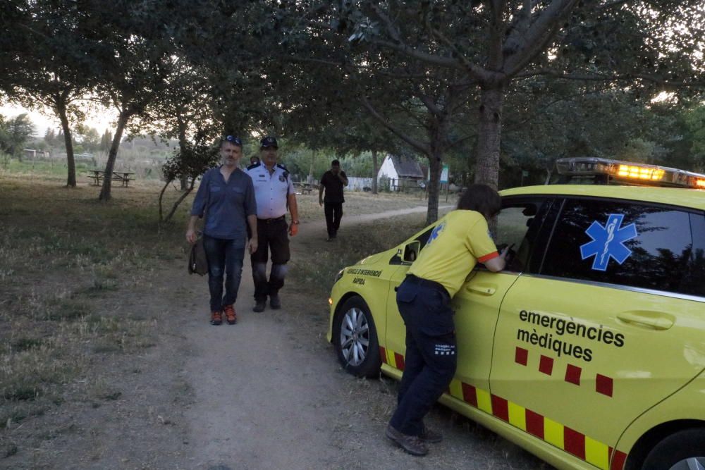 Nen ofegat a Santa Eugènia