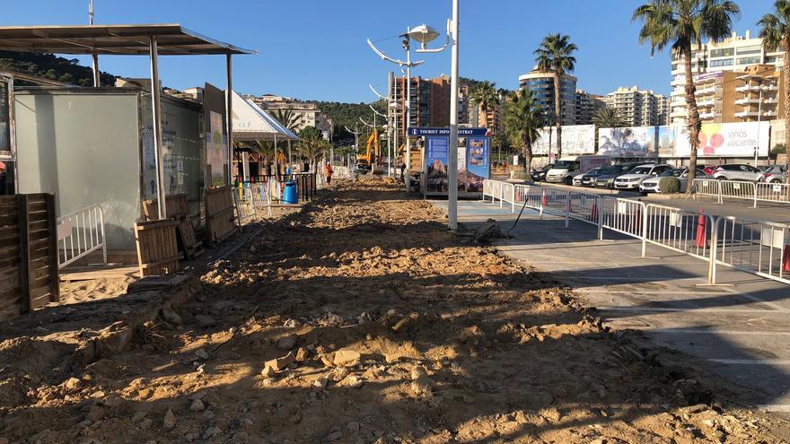 Finestrat arranca las obras de remodelación de la última fase del paseo de la Cala