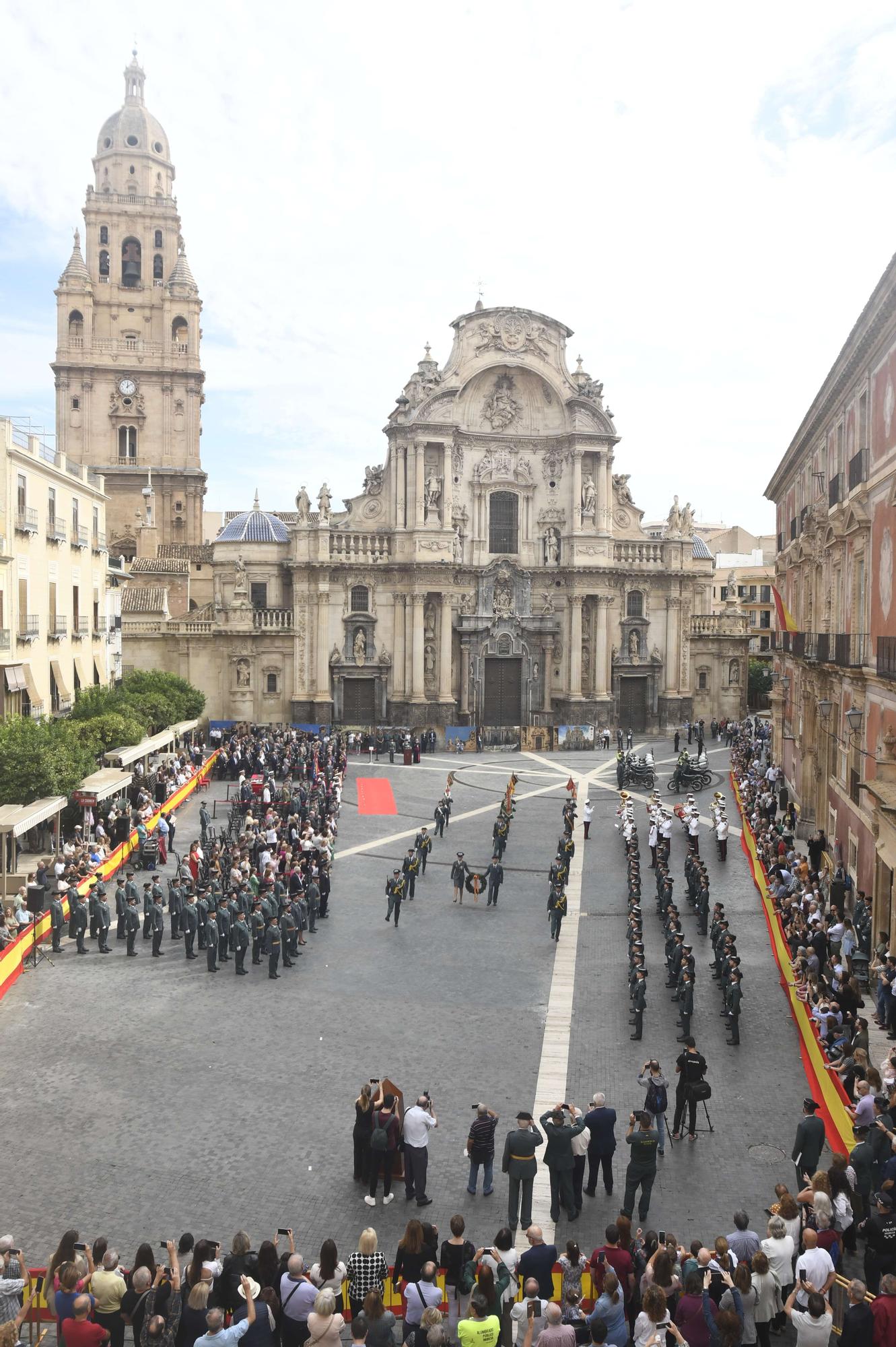 Acto institucional de la Guardia Civil en Murcia por el día de su Patrona