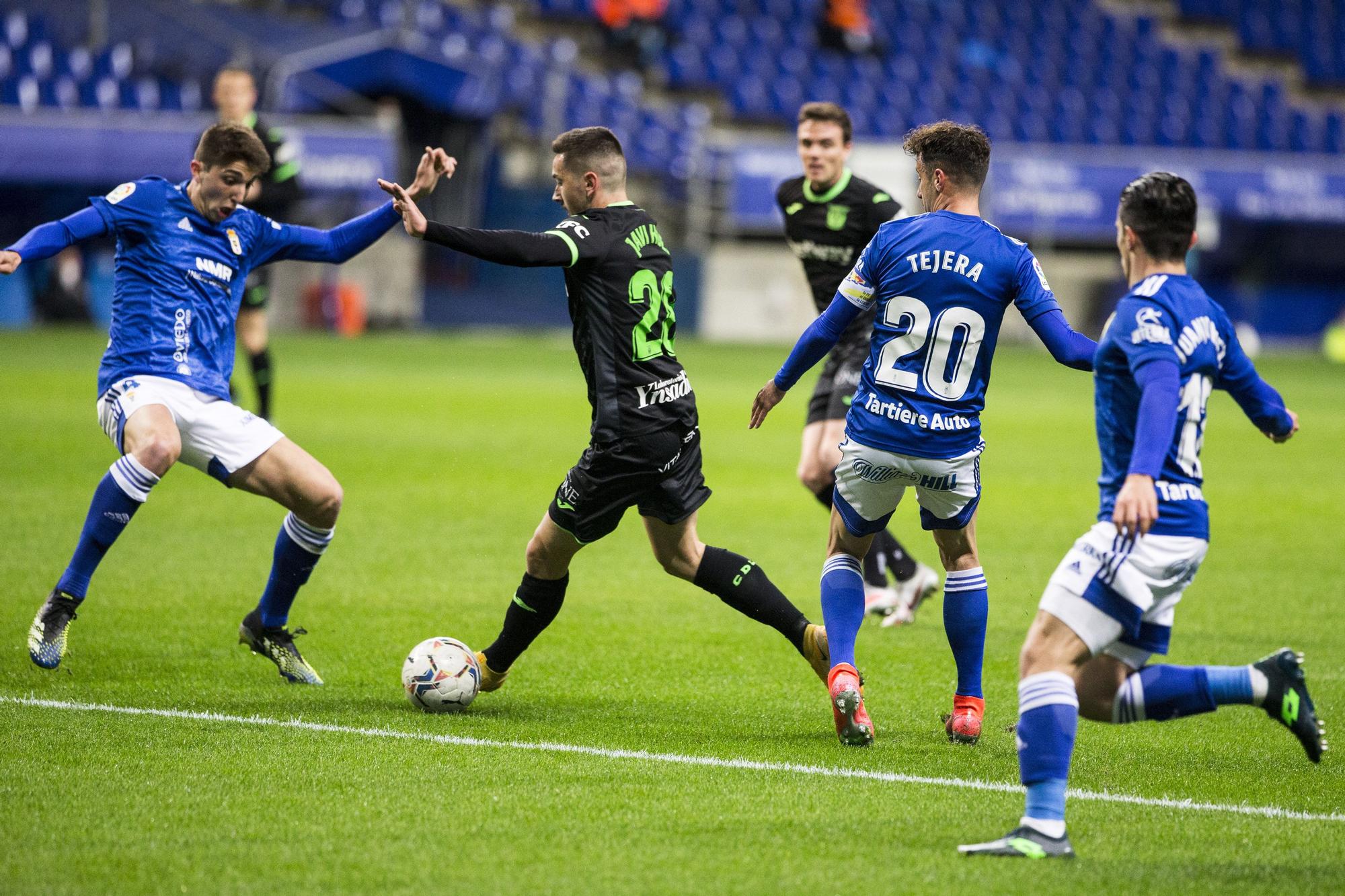 El partido del Real Oviedo ante el Leganés, en imágenes