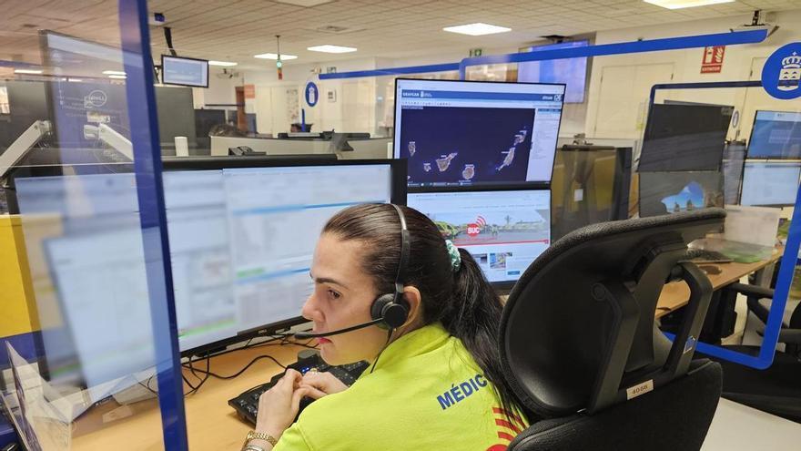 Herido un motorista tras sufrir una caída en Tenerife