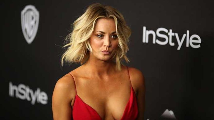 La actriz Kaley Cuoco.