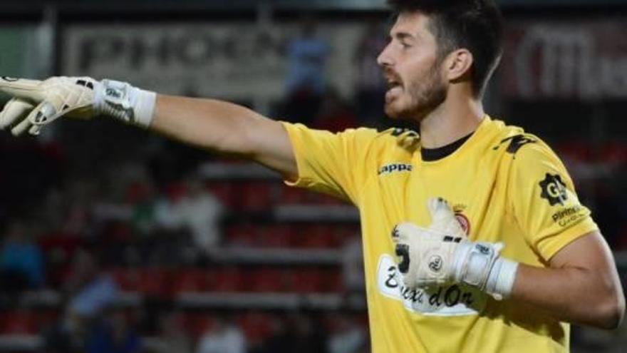 Jorge Palatsí aún no se ha estrenado esta temporada en Liga con el Girona, en la Liga Adelante.