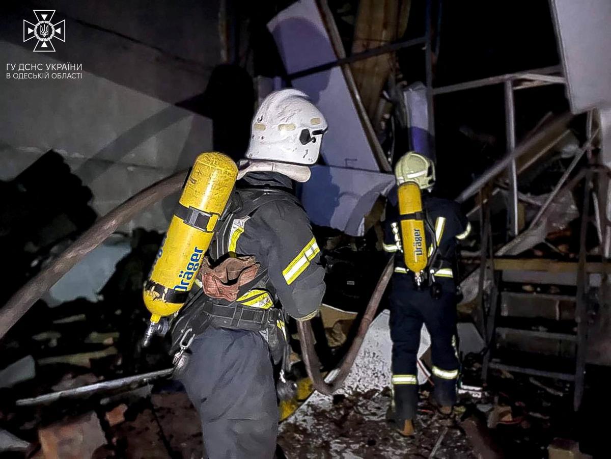 Bombardeo ruso en Odesa