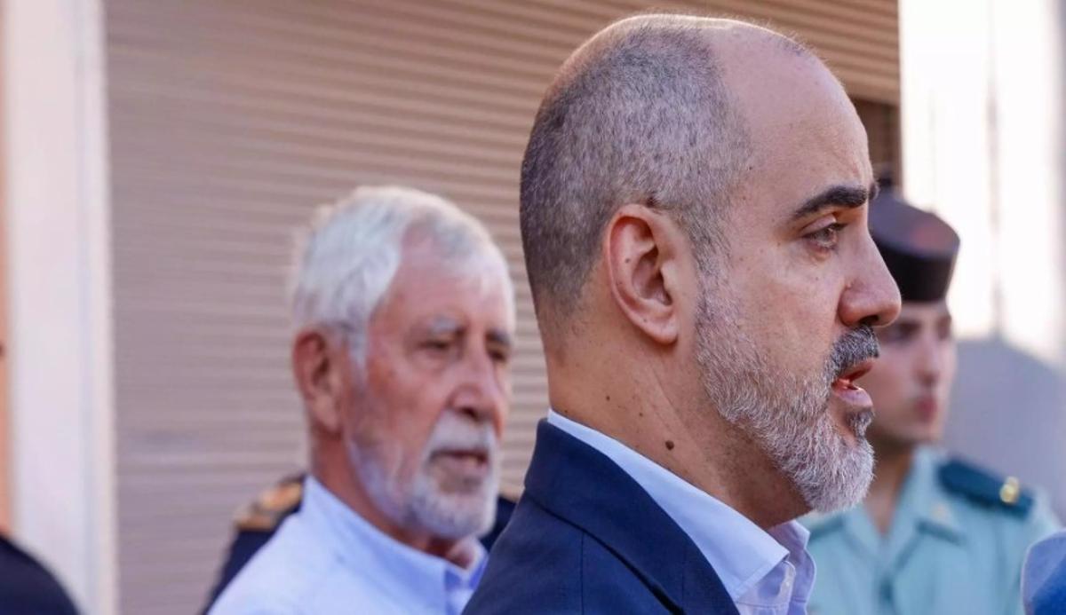 El subdelegado del Gobierno, en un acto.