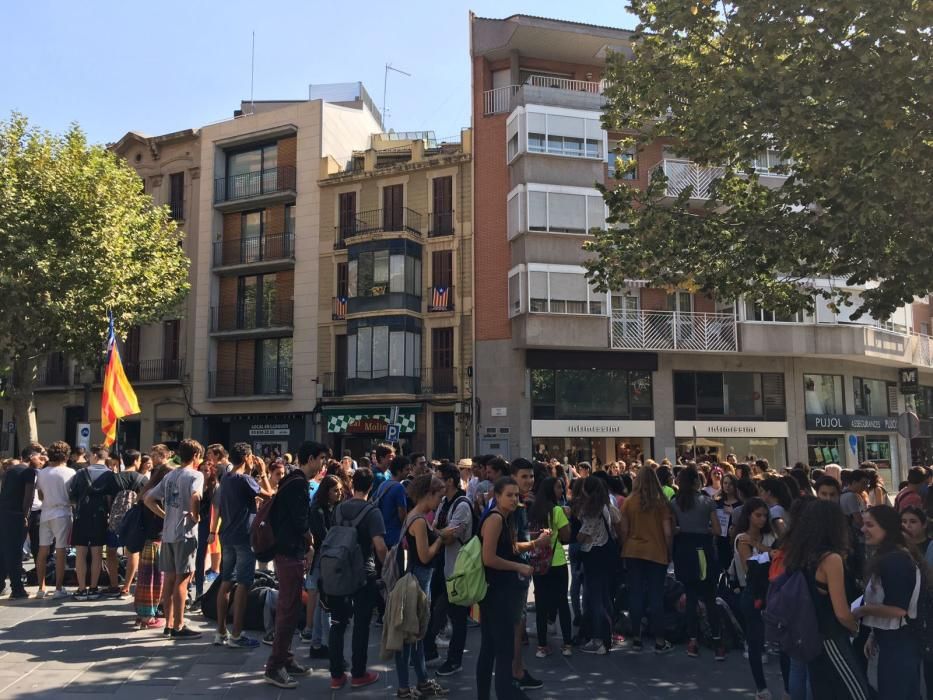 Mobilització dels Estudiants del Pius Font i Quer, Lluís de Peguera i Lacetània