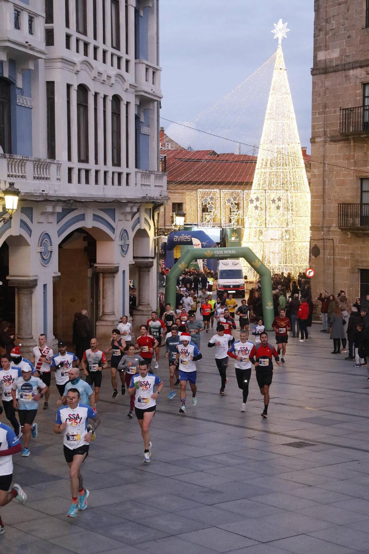 EN IMÁGENES: Así fue la San Silvestre de 2025 de Avilés