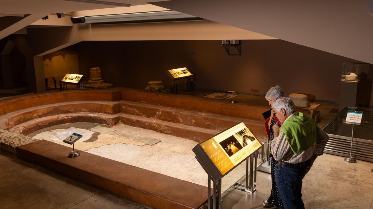 El Museo de las Termas Romanas es el más pequeño de la Ruta Caesaraugusta.