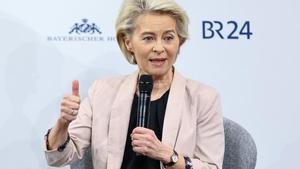 Ursula von der Leyen en la Conferencia de Seguridad de Múnich.