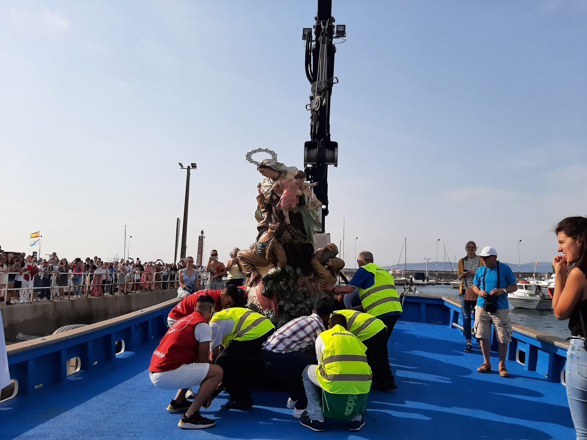 Las celebraciones de la Virgen del Carmen en Bueu