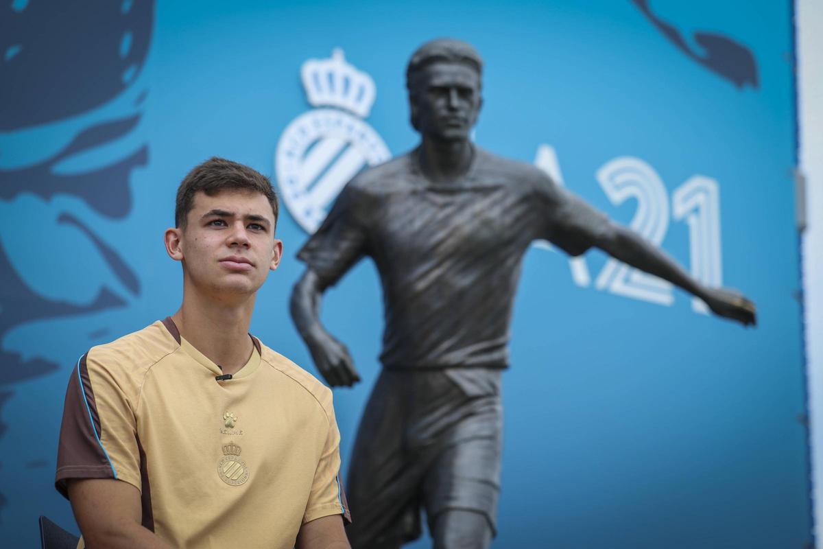 Gabriel Moscardo, durante una entrevista con SPORT