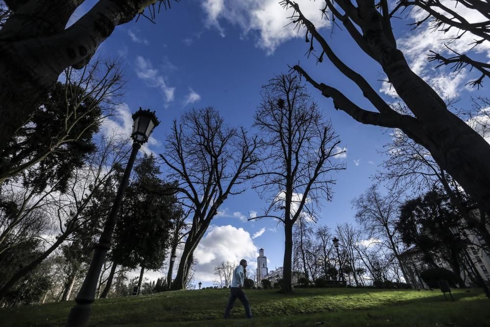 Temporal de viento y oleaje en Asturias