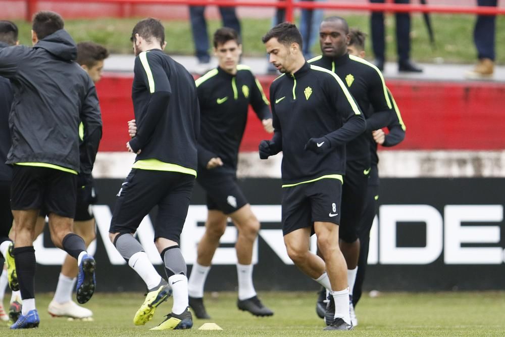 Entrenamiento del Sporting