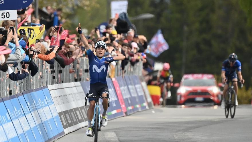 El Movistar gana una etapa recortada en un Giro decepcionante