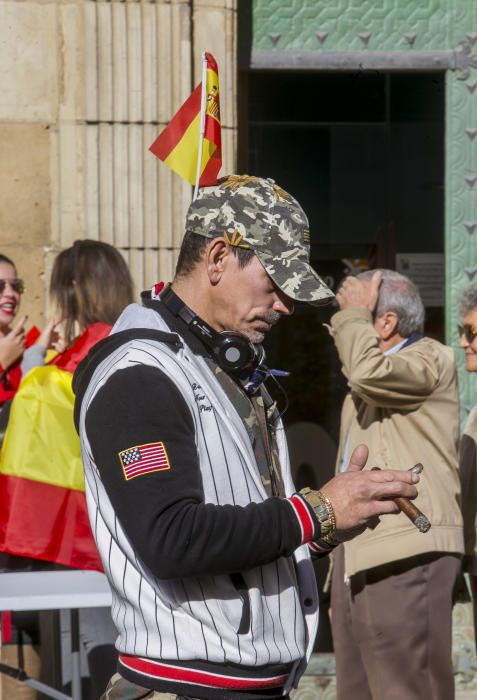 Manifestación en Alicante contra el gobierno de Pedro Sánchez