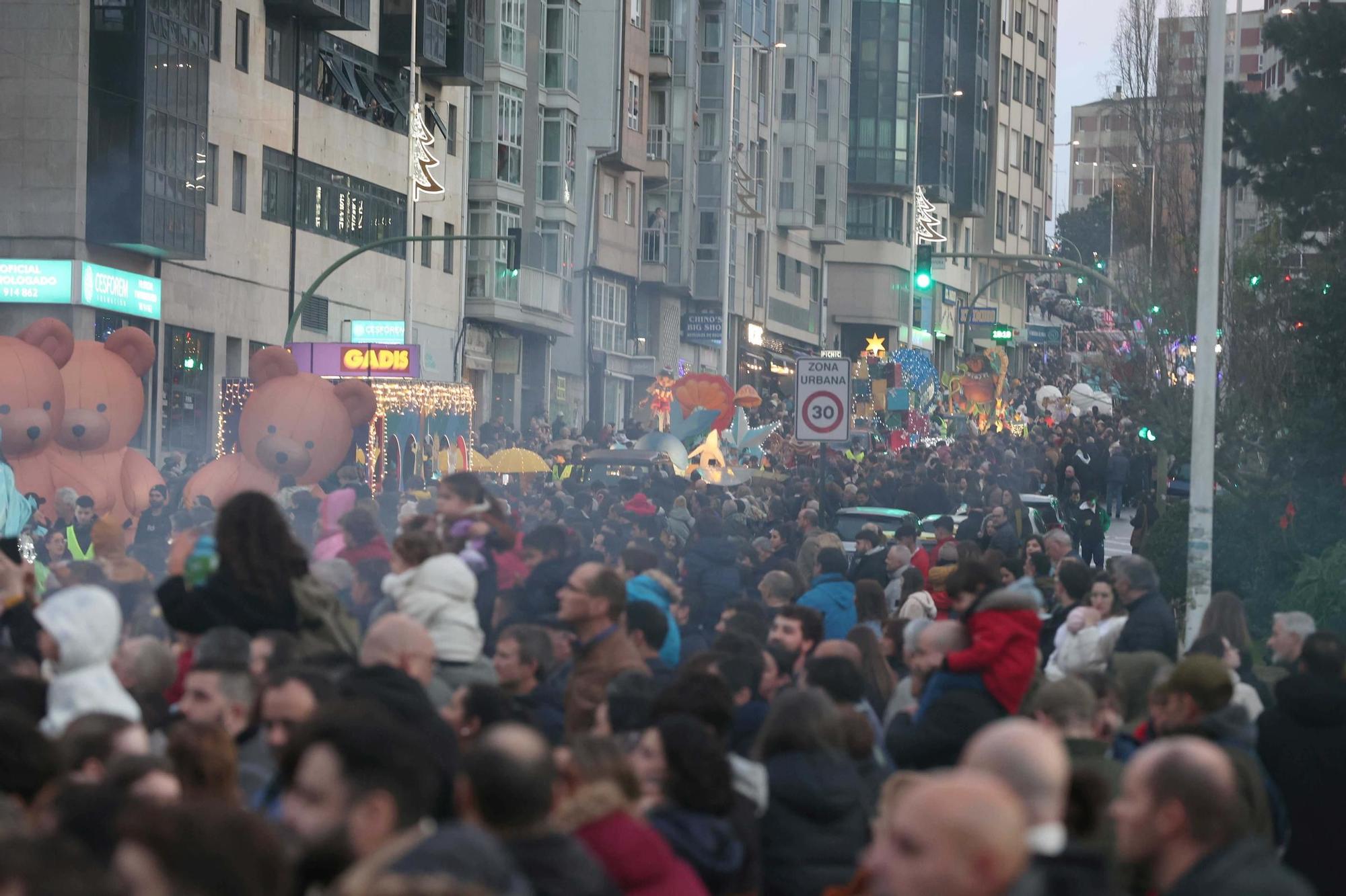 Cabalgata de Reyes Magos en A Coruña