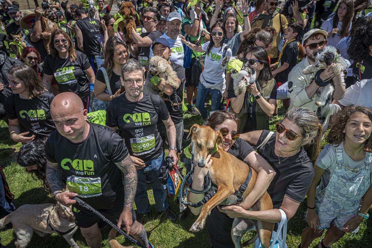 CAN WE RUN BARCELONA. La carrera organizada por Prensa Ibérica y El Periódico de Catalunya con la colaboración de Sport ,  donde las personas y sus mascotas perrunas corren en familia