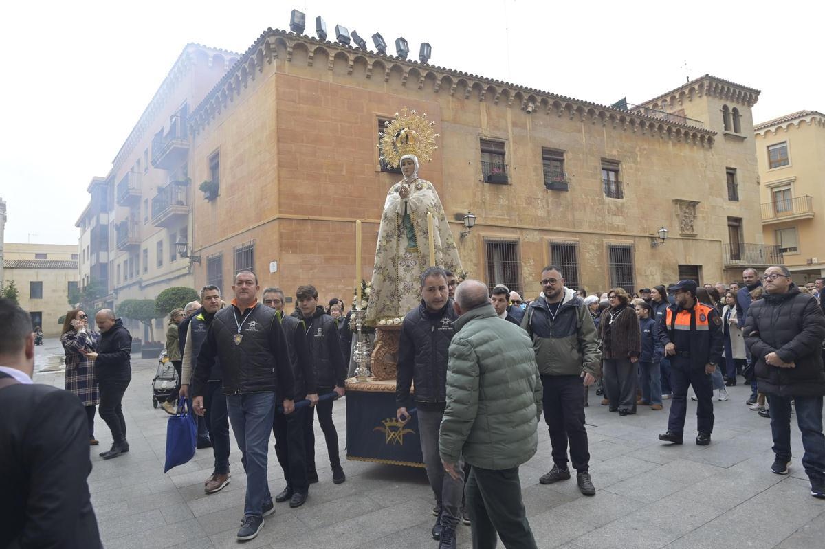 Así ha sido la salida de la patrona de Elche en romería