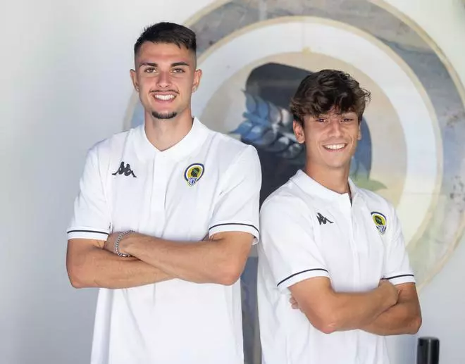 Hugo Sanz y Diego Lorenzo presentados como nuevos jugadores del Hércules
