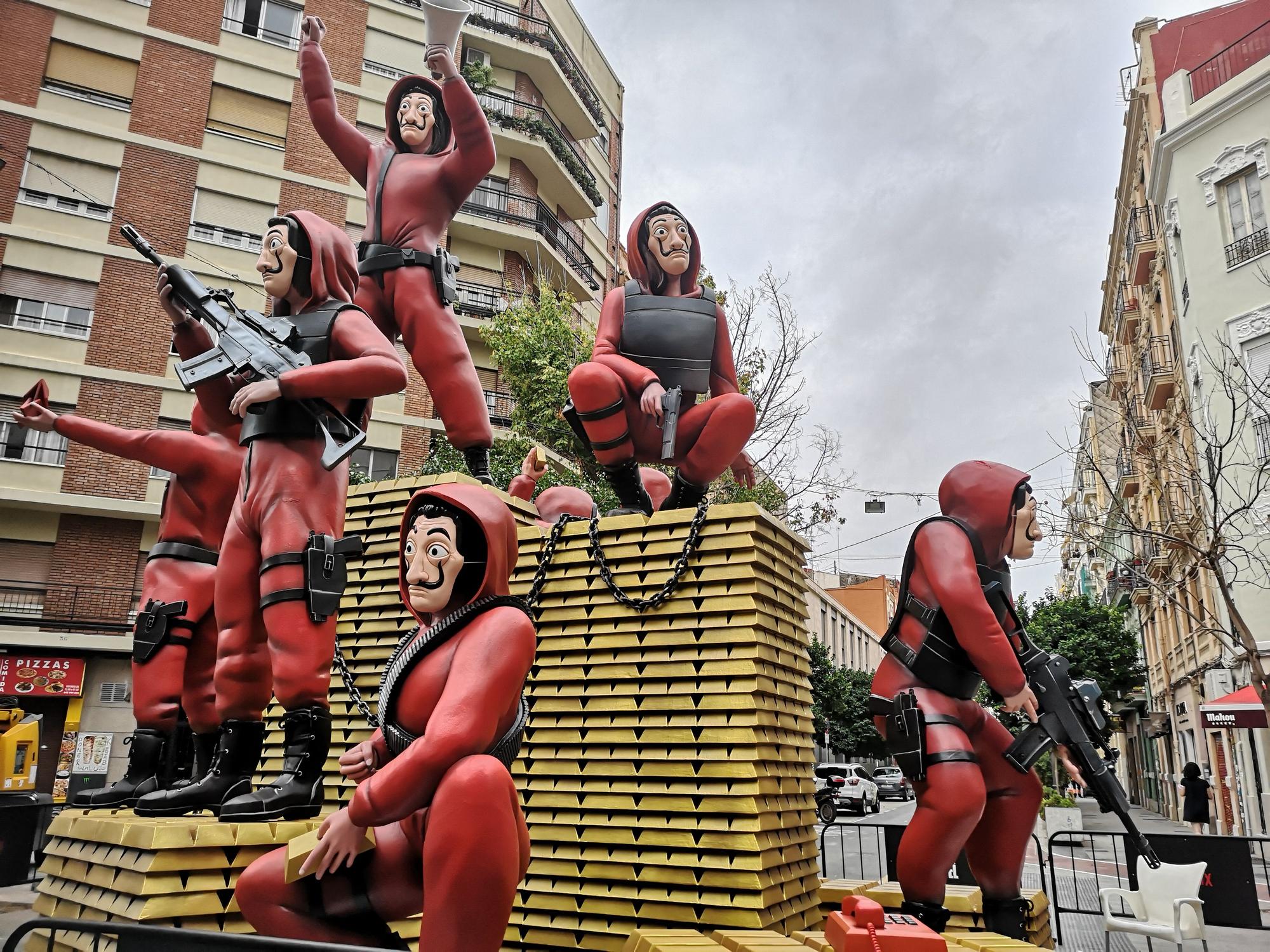 La Casa de Papel se convierte en falla en Noscarmientas