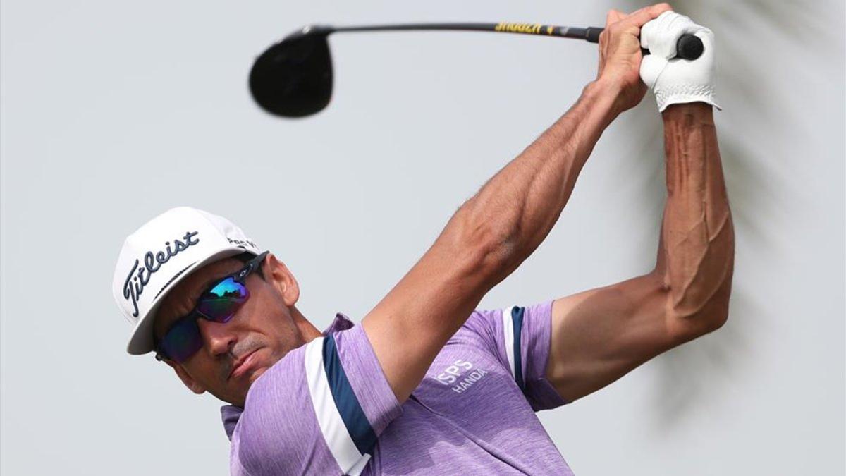 Rafa Cabrera-Bello, de los destacados en el turno de mañana en el Genesis Invitational