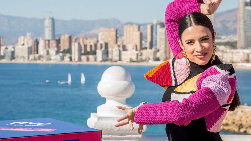 Blanca Paloma, en Benidorm. | // EUROPA PRESS