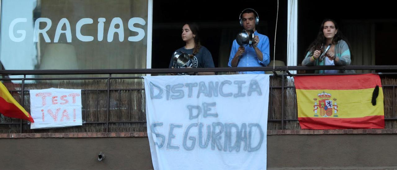 Protesta contra el Gobierno en Madrid // Efe