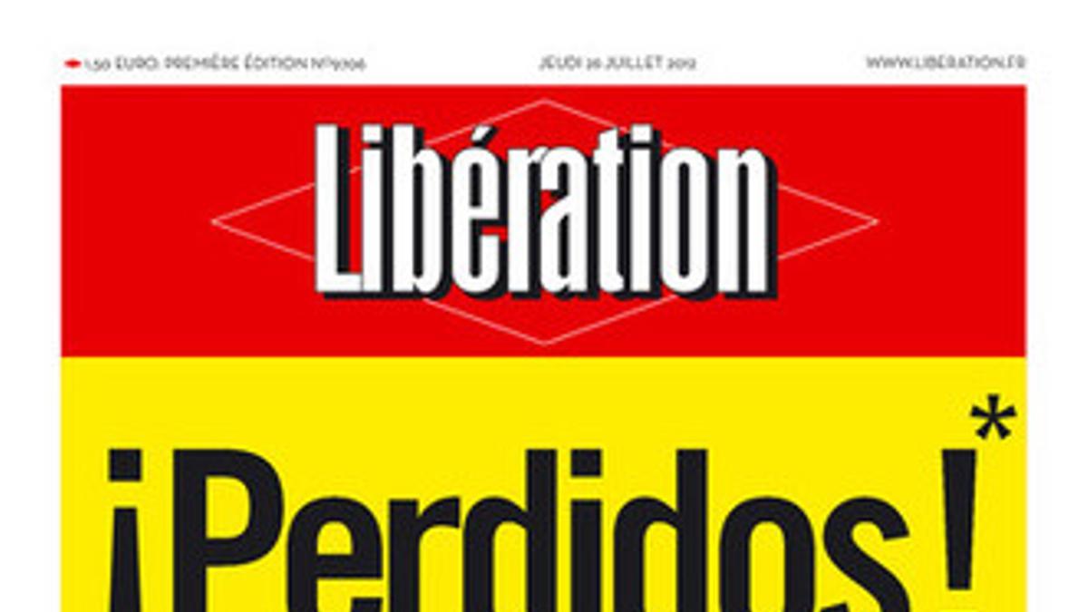 Portada del diario 'Liberation' de este jueves.