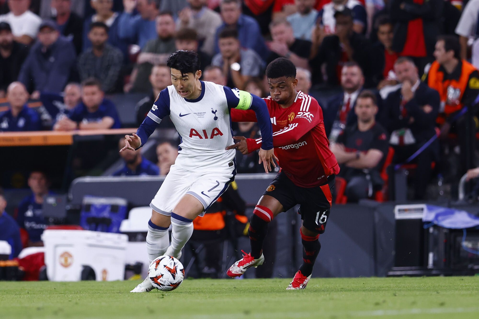 Final de la Europa League: Tottenham Hotspur - Manchester United.