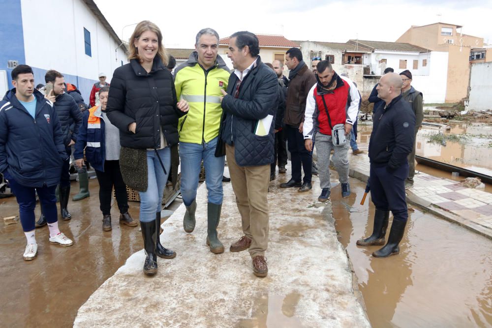 Nueva noche de tormenta y granizo en Málaga que desborda el río Campanillas