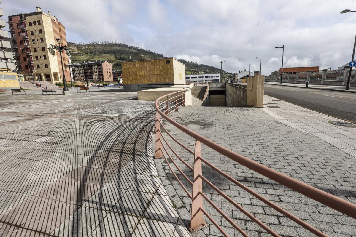 El parking de Ferreros.