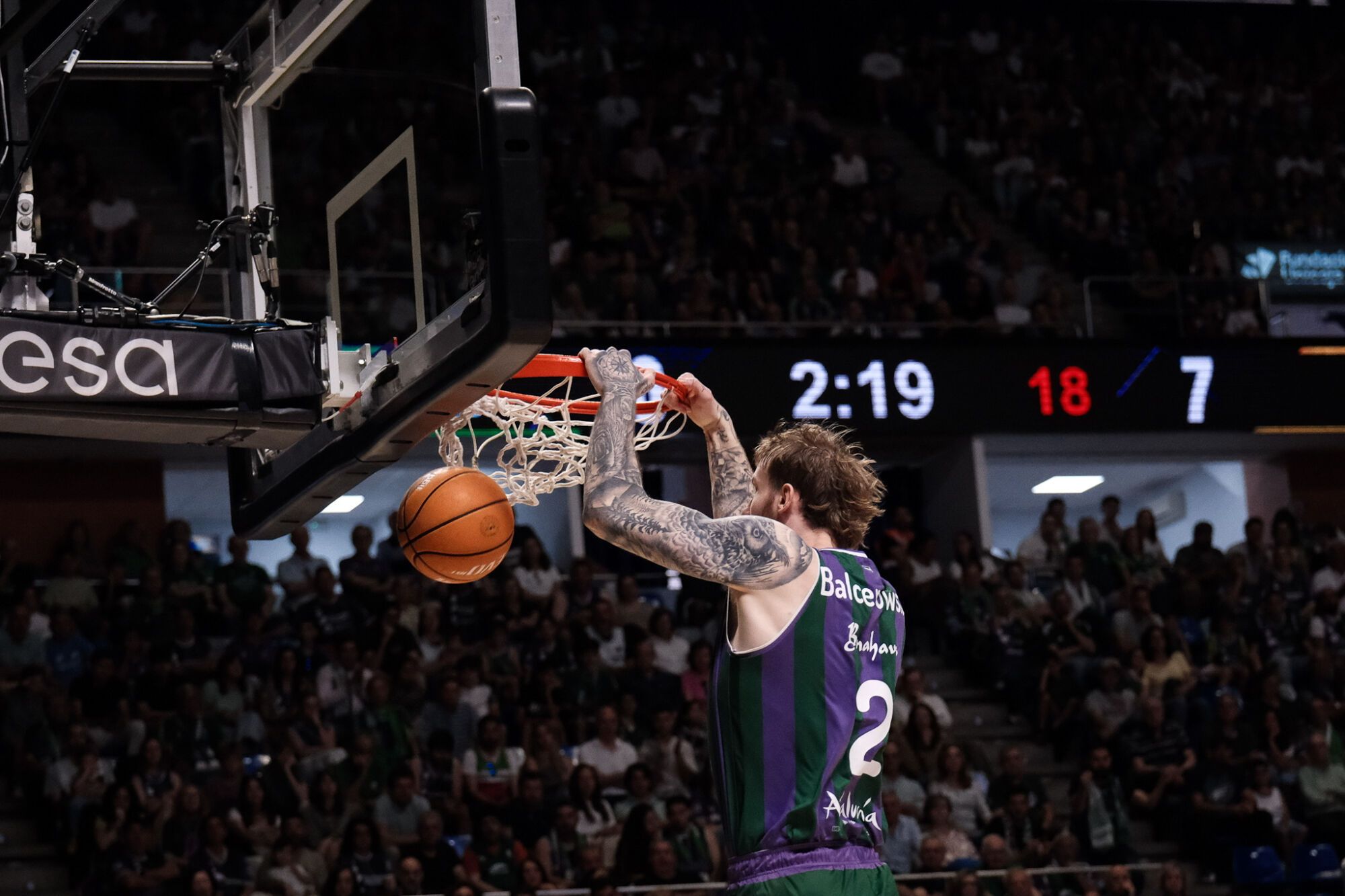 Imágenes del partido del UNICAJA vs UCAM Murcia en el Martín Carpena