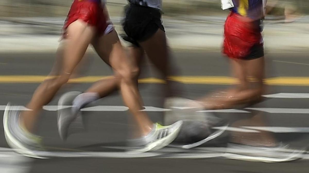 Susto en la prueba de 20 km marcha del Europeo