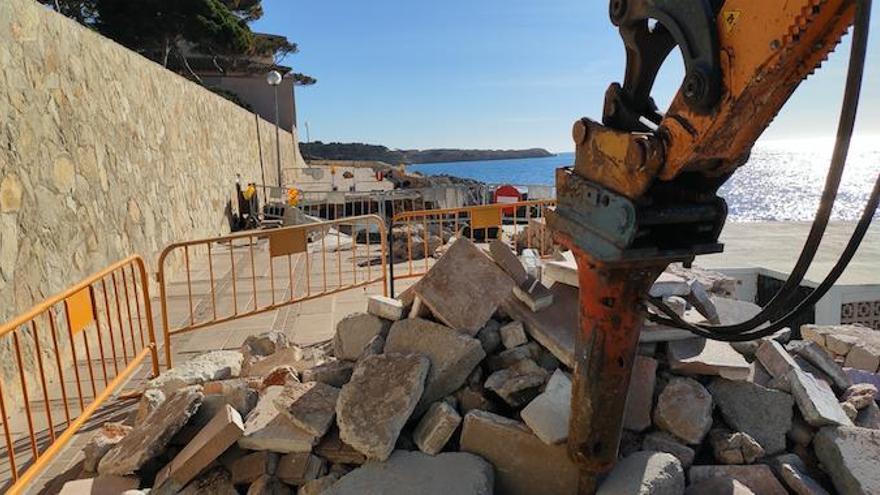 Bauarbeiten in Cala Ratjada am Mittwoch (11.3.)