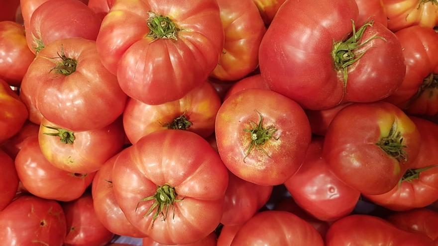 Prächtige Tomaten in zig verschiedenen Sorten locken im August auf den Markt.