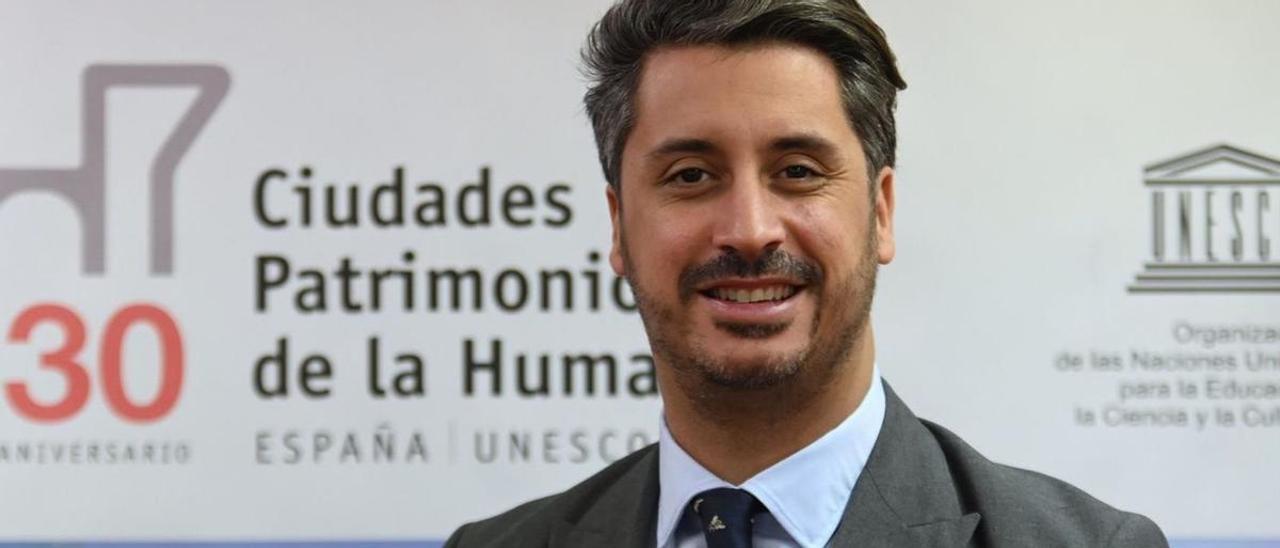 Luis Yeray Gutiérrez, presidente del Grupo de Ciudades Patrimonio de la Humanidad.