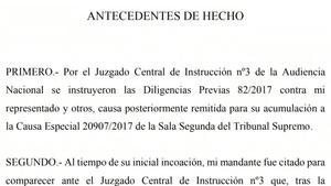 Oriol Junqueras ha demanat empara al Tribunal Constitucional per quedar en llibertat
