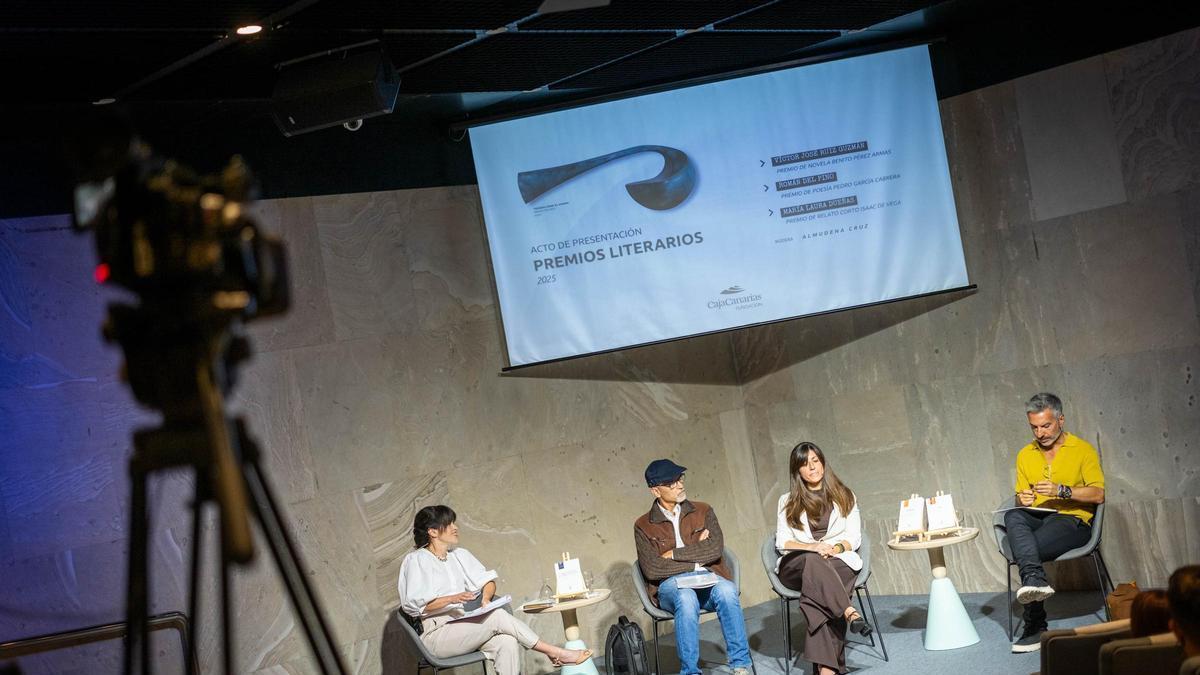 Presentación de los Premios Literarios de CajaCanarias