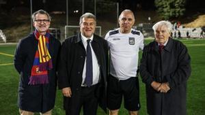 Laporta y Stoichkov coincidieron en Sant Cugat