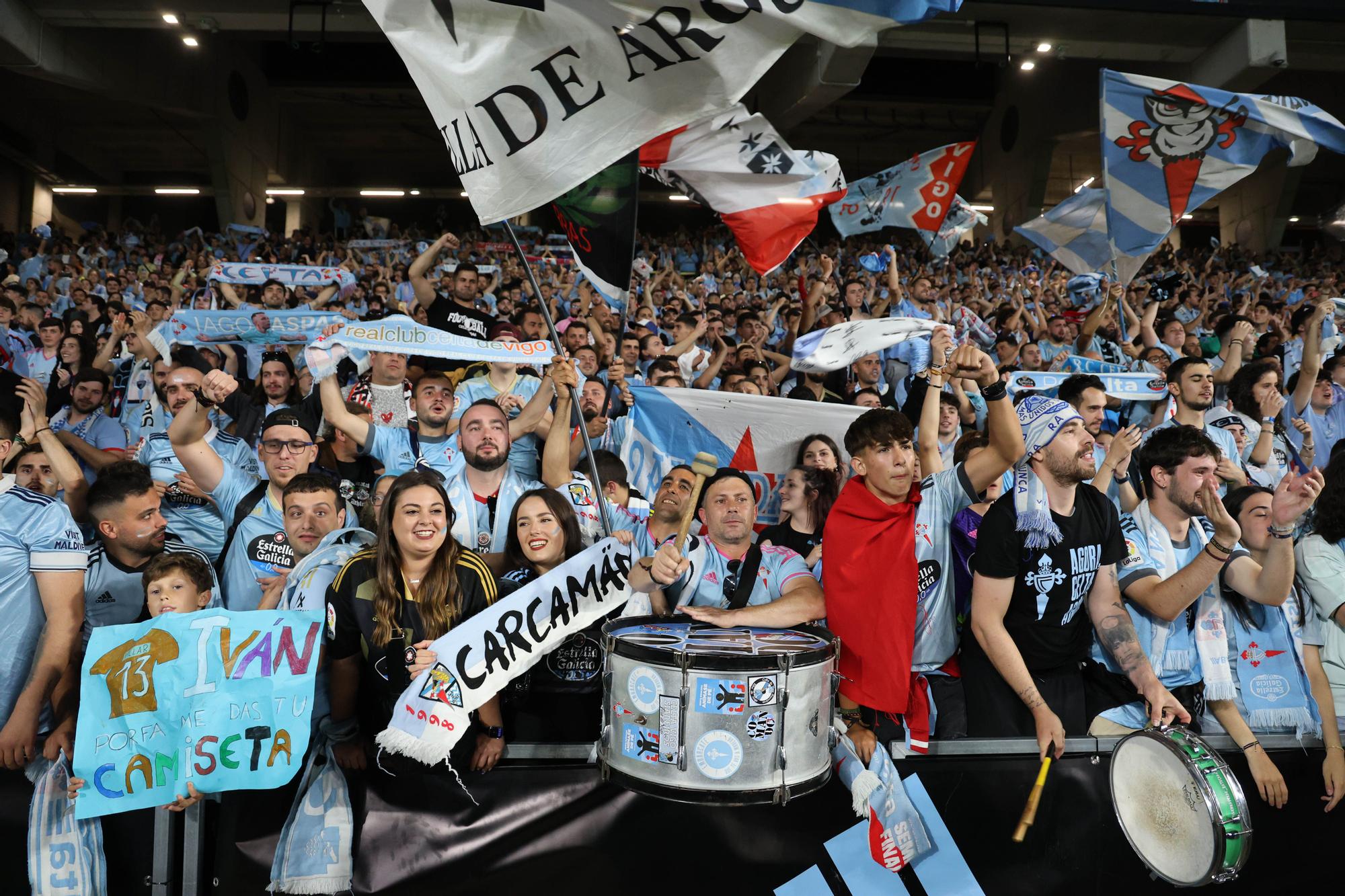 Lágrimas de felicidad en Balaídos: otro final de temporada agónico del Celta