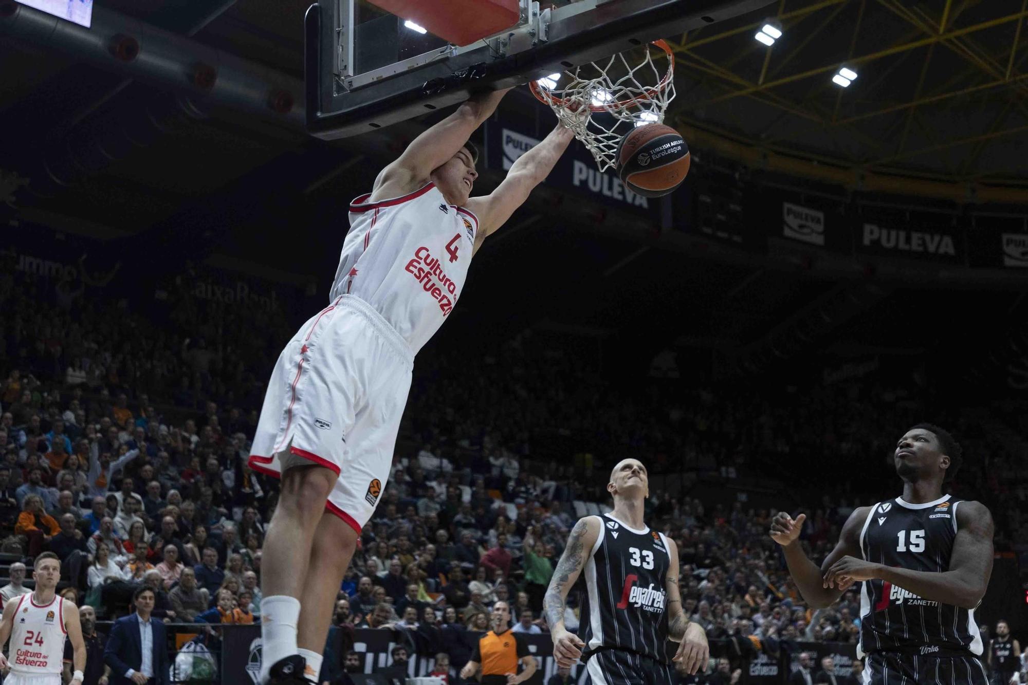 Partido Euroliga Valencia Basket- Virtus Bolonia