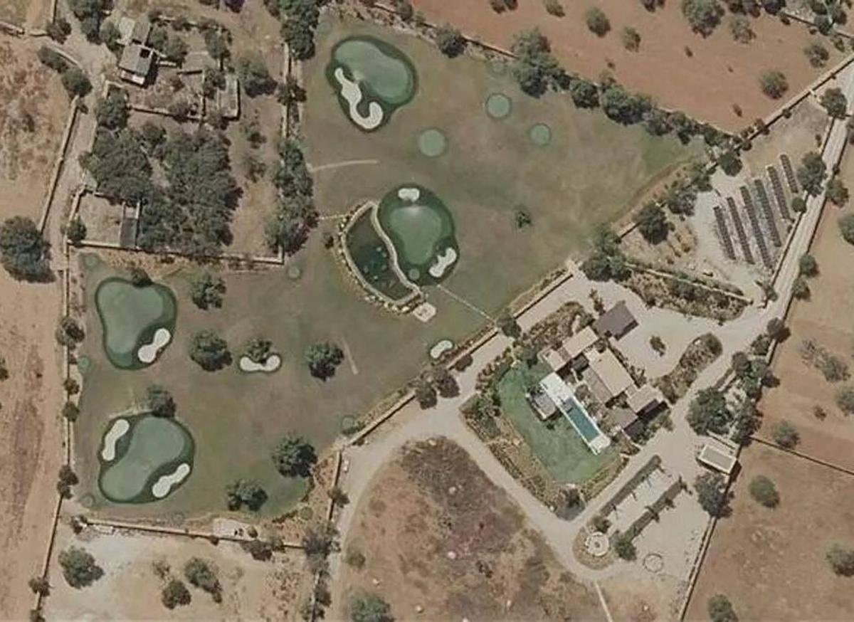 Ein privater (und illegaler) Golfplatz auf einer Finca bei Llucmajor. | FOTO: TERRAFERIDA