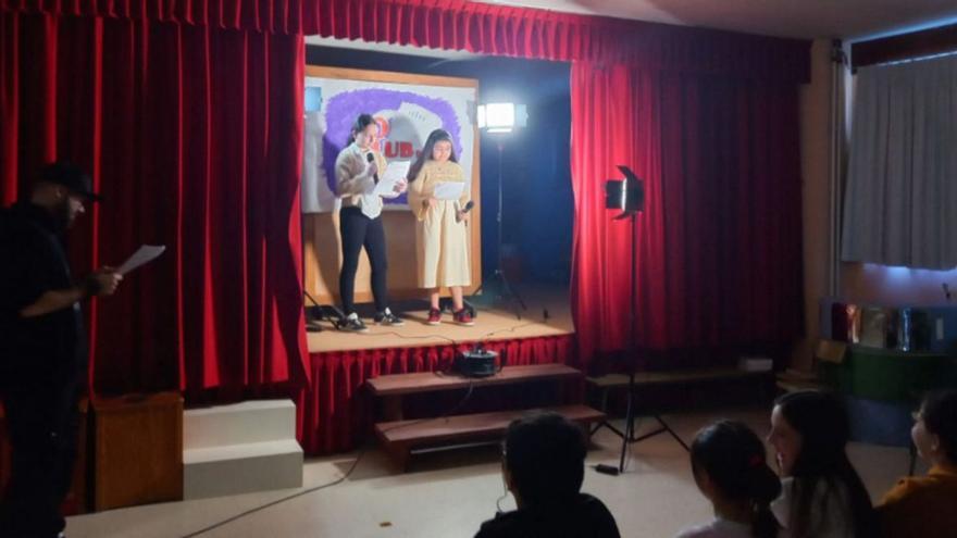 Los alumnos del Villar Paramá se convierten en estrellas televisivas