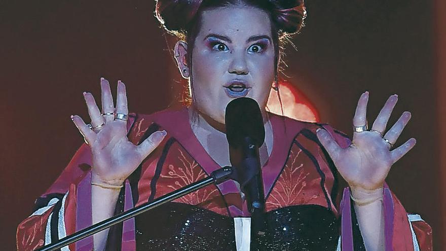 La cantante israelí Netta, durante una actuación. // Francisco Leong