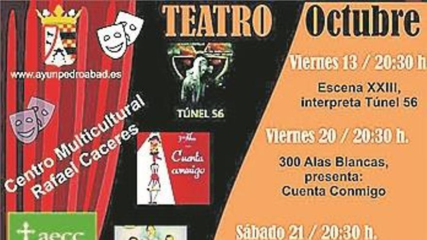 interesantes obras en la muestra de teatro de pedro abad, con tintes benéficos