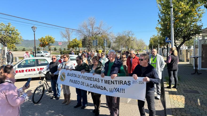 Vecinos exigen al Ayuntamiento de Córdoba la reforma de la Cañada Real Soriana