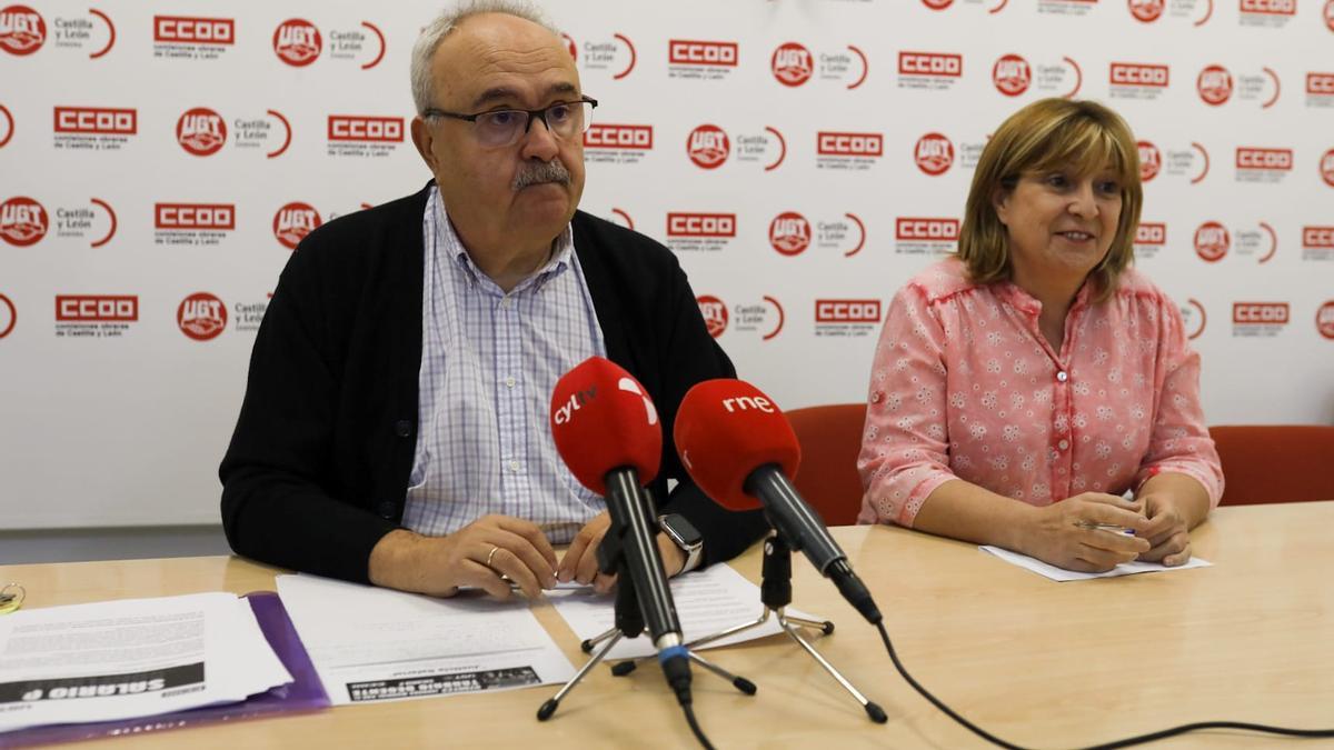Ángel del Carmen y Trinidad Acebes anuncian las movilizaciones en Zamora